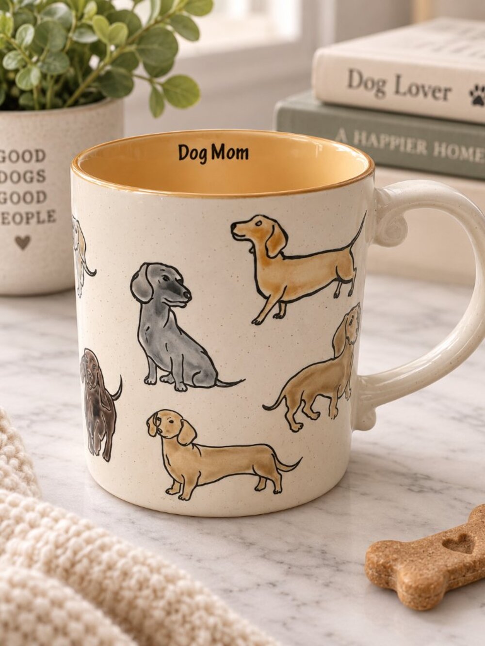 Spectrum Dog Mom Dachshund Mug Dog Lover Christmas Gift